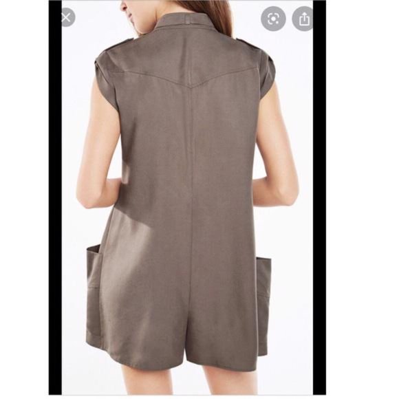 BCBG Melanie Cargo Romper - Size XS - Picture 2 of 5